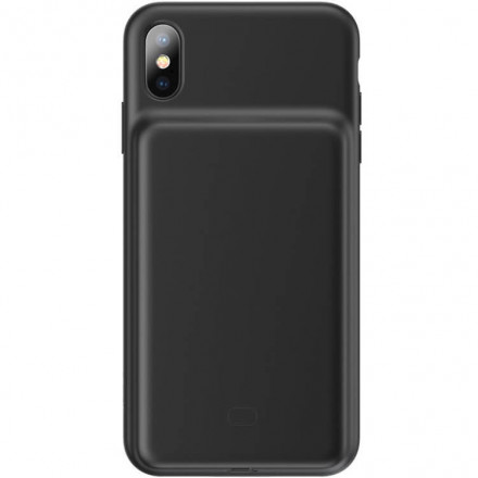 Чехол-аккумулятор Baseus для iPhone XS MaxLiqui Silicone Smart Power черный
