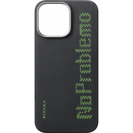 Чехол для iPhone 16 Pro Max Pitaka Aries Tactile Woven Case (NoProblemo)