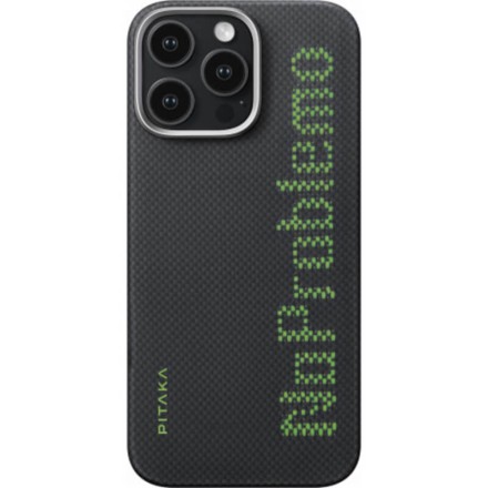 Чехол для iPhone 16 Pro Max Pitaka Aries Tactile Woven Case (NoProblemo)