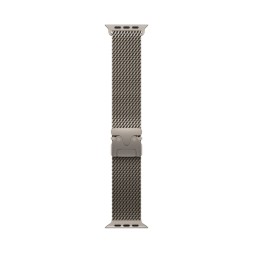 Apple Watch Ultra 3, 49 mm, Titanium Milanese Loop (титановый черный) размер M