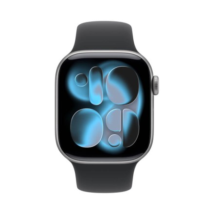 Часы Apple Watch Series 11, 46 mm, Sport Band (черный), размер M/L