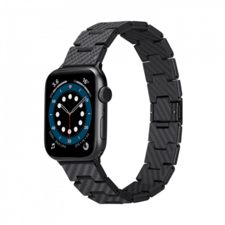 Карбоновый браслет Pitaka Retro для Apple Watch 42/44/45 мм