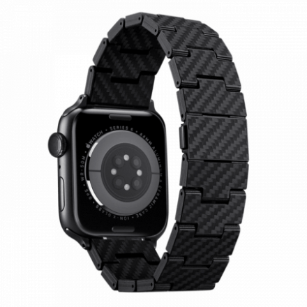 Карбоновый браслет Pitaka Retro для Apple Watch 42/44/45 мм