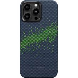 Чехол для iPhone 16 Pro Pitaka StarPeak Luminous Tactile Woven case (Milky Way Galaxy)