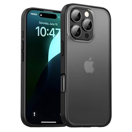 Чехол накладка для iPhone 16 Pro Gurdini Shockproof (черный)