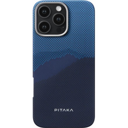 Чехол для iPhone 16 Pro Pitaka StarPeak Tactile Woven case (Over The Horizon)