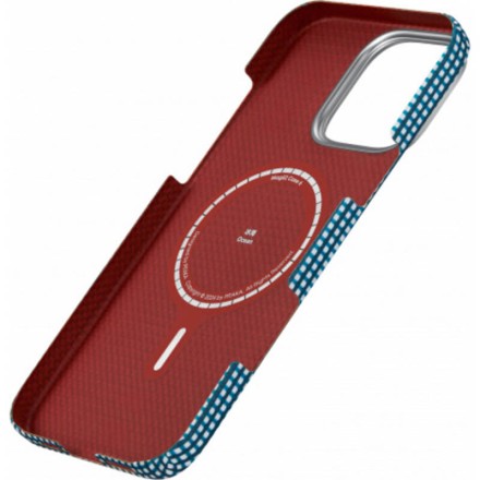 Чехол для iPhone 16 Pro Pitaka Ultra-Slim Case (Ocean Blue)