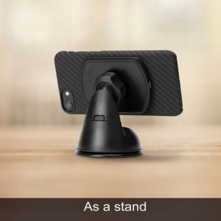 Автомобильный держатель Pitaka Magnetic Mount с присоской и держателем для воздуховода в комплекте