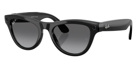 RayBan Skyler Gen 2 RW4014 Shiny Black / Polar Gradient Graphite (150 - 52)