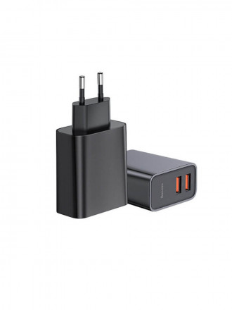 Зарядное устройство Baseus Speed Dual QC3.0 Quick charger U+U 30W