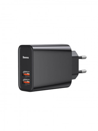 Зарядное устройство Baseus Speed Dual QC3.0 Quick charger U+U 30W