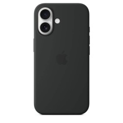 Чехол накладка для iPhone 16 Silicone Case with MagSafe Black