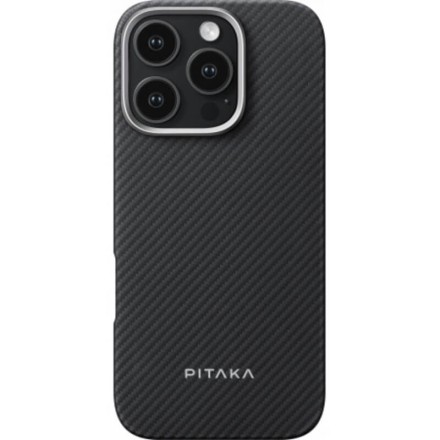 Чехол для iPhone 16 Pro Max Pitaka Ultra-Slim Case (черный)