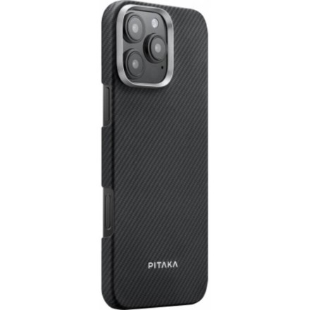 Чехол для iPhone 16 Pro Max Pitaka Ultra-Slim Case (черный)